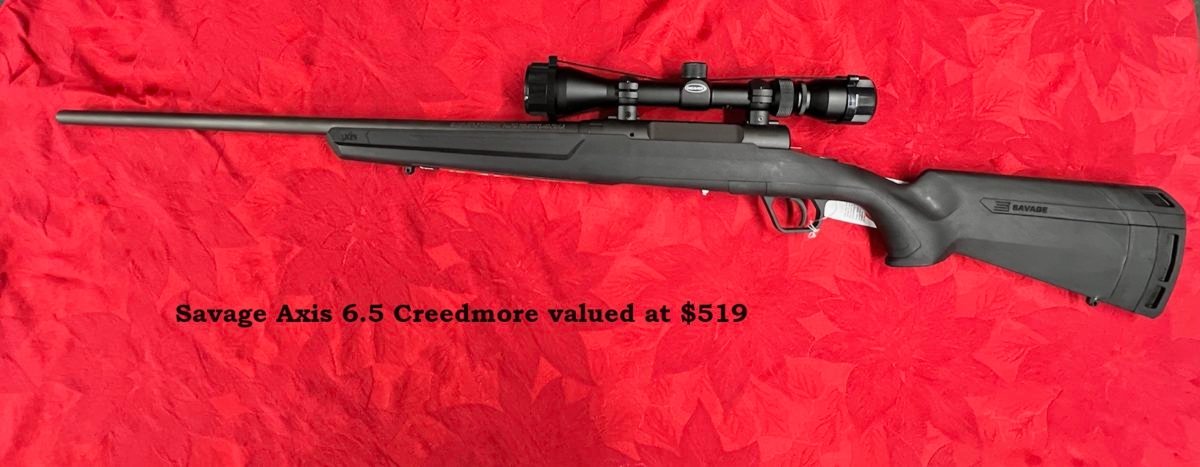 Savage Axis 6.5 Creedmore valued at $519